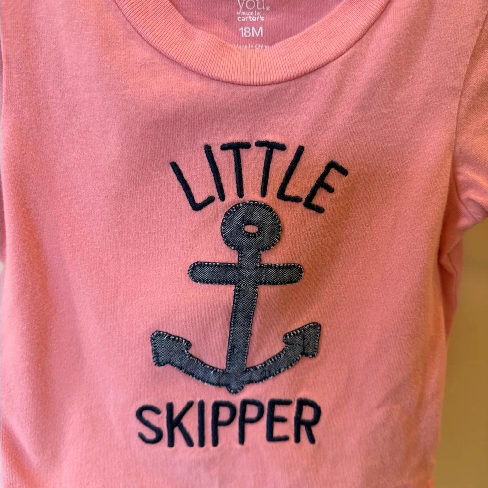 ⚓️ Little Skipper ⚓️ Baby Gap Carter's Toddler Boys Shirt and Shorts Set